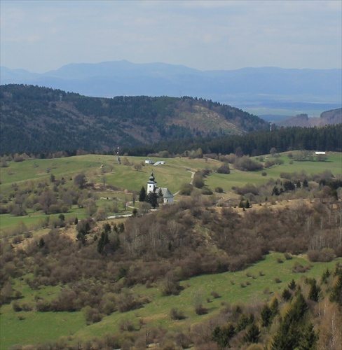 Stred Európy-kostol sv.Ján Krstiteľa Kremnické bane