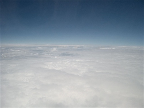 pohľad z lietadla
