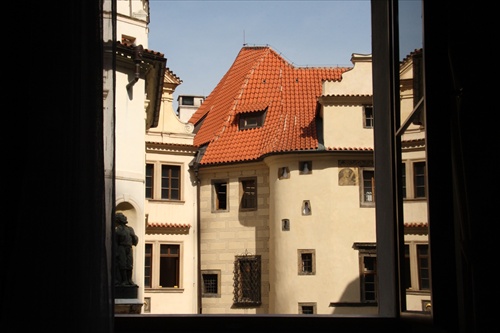 Praha-pohľad z okna