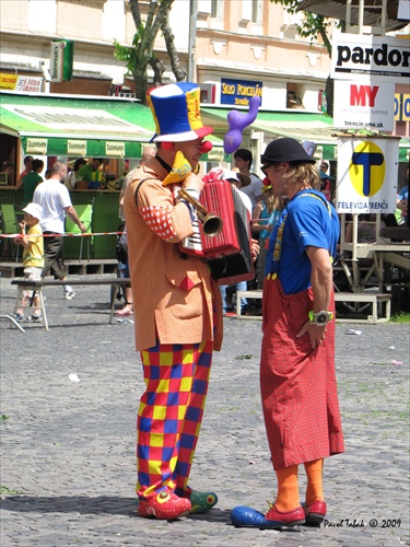 klauni v Trenčíne 24.05. 2009