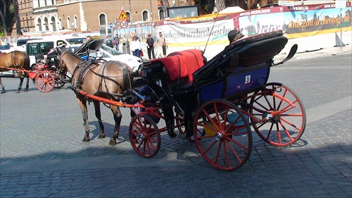taxi v Ríme