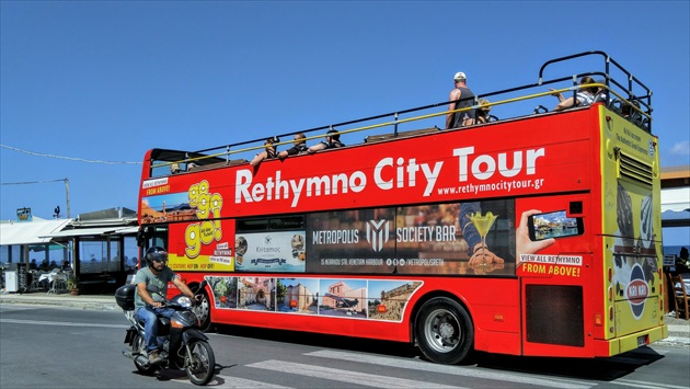 . Rethymno. Bus
