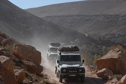 Land Roverom cez pohorie Atlas