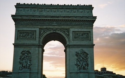 Paris and Arc de Triomphe