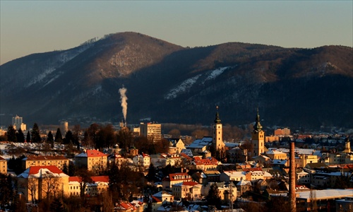 Banská Bystrica podvečer