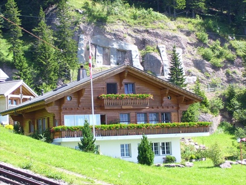 Bývanie v 1600 m n.m. v Suisse