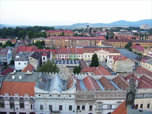 Prešov z kostola sv. Mikuláša