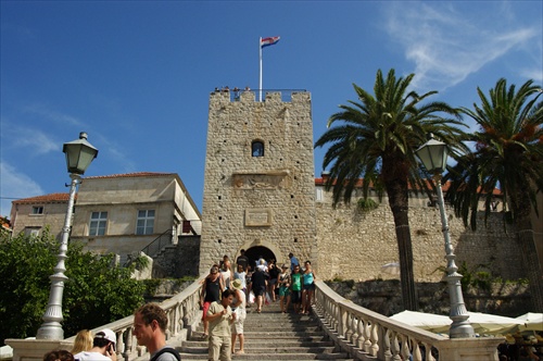 Vchod do starého mesta Korčula