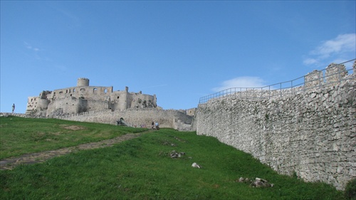 Spišský hrad - z nádvoria