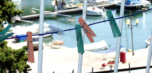 Kolíčky nad prístavom