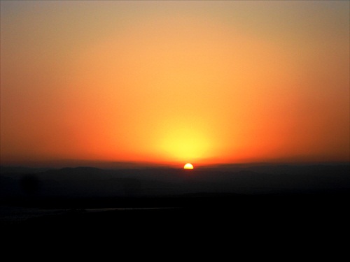 Sunset over Israel