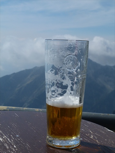 pivo na horách