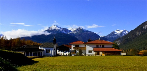 Obsteig dedinka Tirolsko