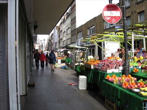 Ovocné trhy vo štvrti Soho