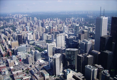 Výhľad zo CN Tower 7