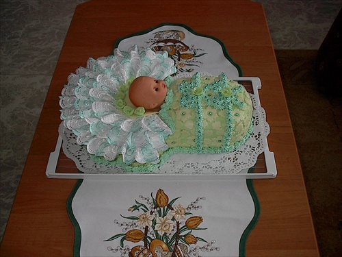 Torta -Bábätko (krst -chlapec)