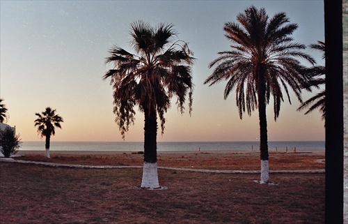 Východ slnka v Tunisku