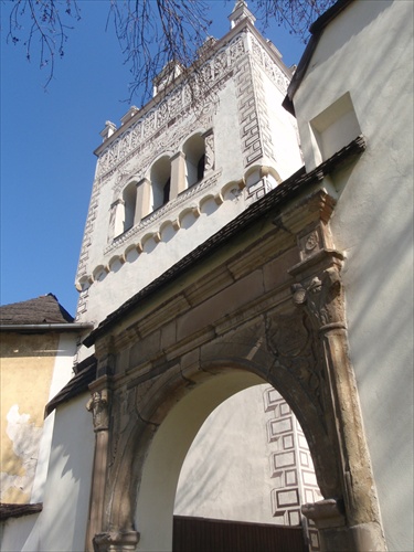 renesančná zvonica kostola Sv. kríža v Kežmarku