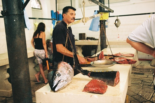 SPLIT -tržnica -ryby