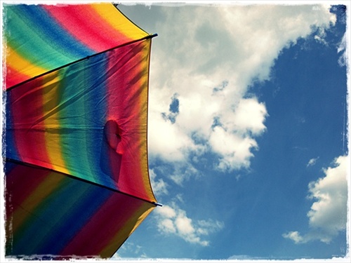 my rainbow umbrella