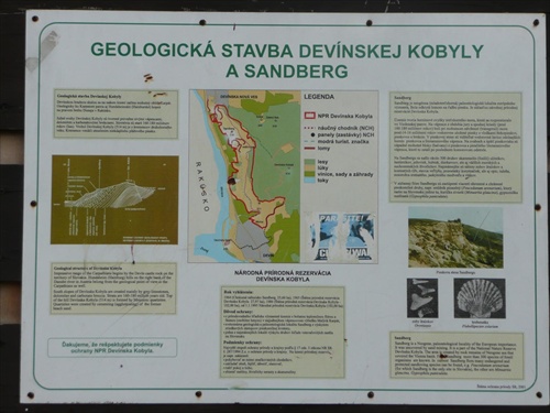 Geologická stavba Devínskej Kobyly a Sandbergu