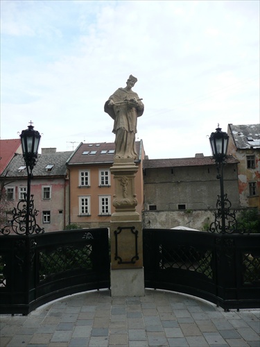 Druhá socha na moste pred Michalskou bránou