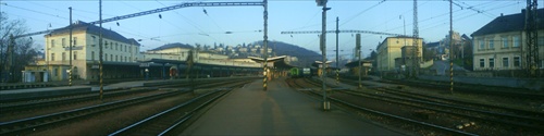 Panoráma bratislavskej hlavnej stanice