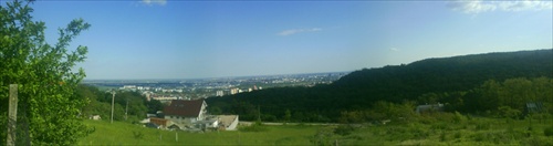 Pohľad na východnú časť Bratislavy