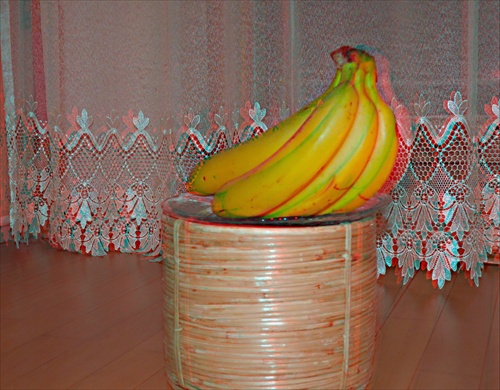 3D banány