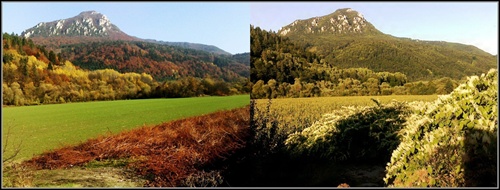 Fenomenálna prírodná premena:od septembra do októbra-obidve 2009