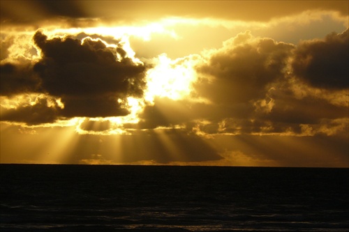 Zapad slnka v Cornwall
