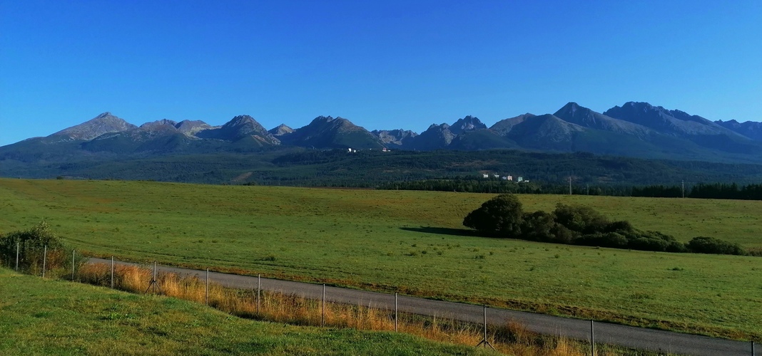 Jesenný pohľad na Tatry