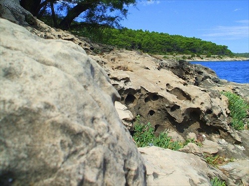stones near the sea