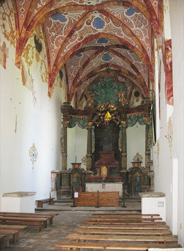 interiér kostola v múzeu Č.Kláštor