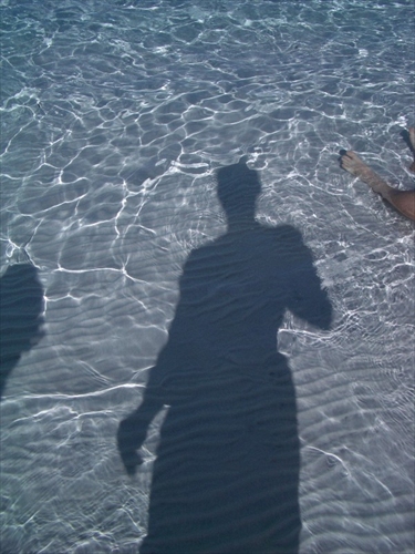 Man in the water