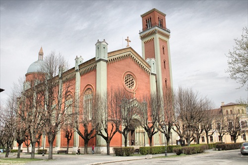 červený kostol Kežmarok