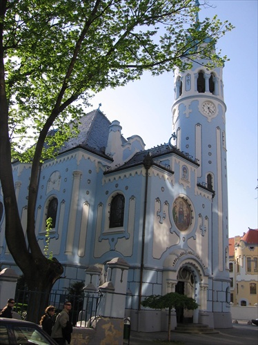 (994) Modrý kostolík v BA (kostol svätej Alžbety)