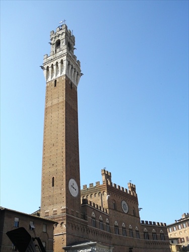 (1017) Siena , Piazza del Campo - Toskánsko