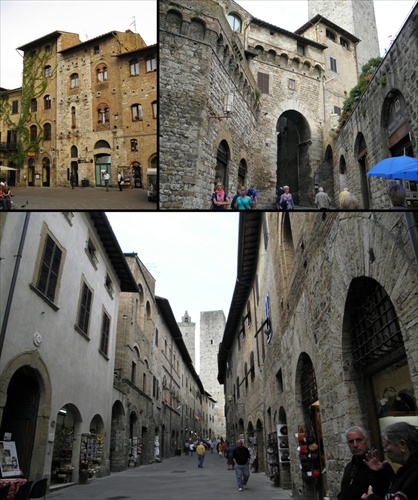 (1018) V uličkách San Gimignano - Toskánsko
