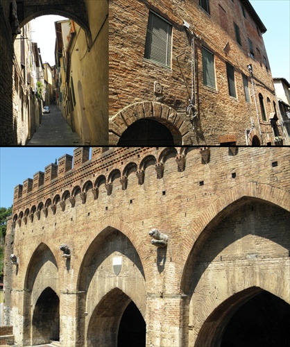 (1020) v mestečku Siena - Toskánsko
