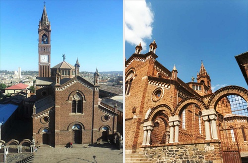 (1184) Eritrea - Asmara, Katolícka Katedrála (leto 2011)