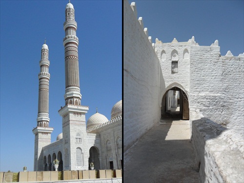 (1313)Jemen-Sanáa 2300 m.n.m.-mešita Al Saleh postavená v r.2008