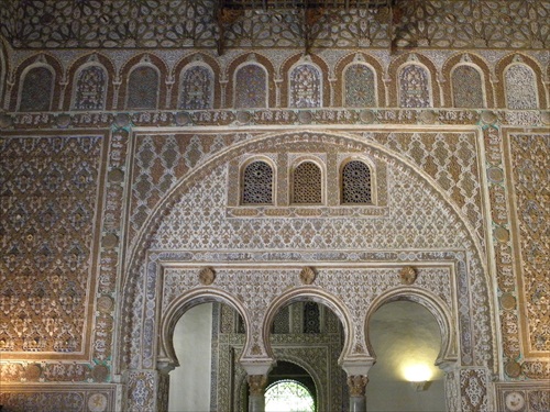 (1449) Sevilla - kráľovský palác Alkazár (interiér)