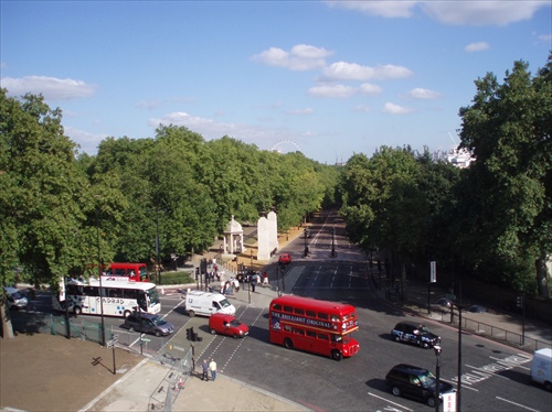 vyhlad z Wellington Arch