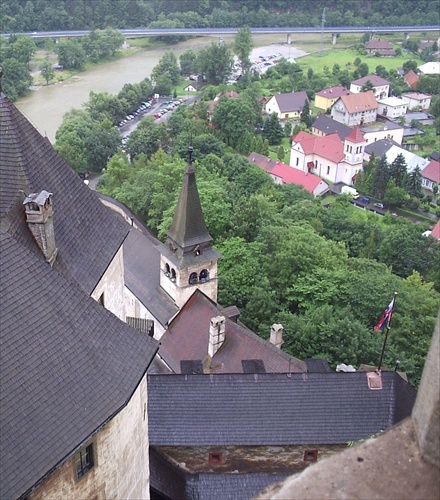 Výhľad z Oravského hradu