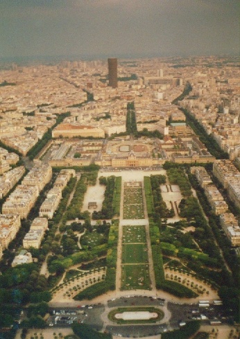 Paríž výhľad z Eifellovky
