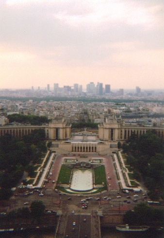 Paríž výhľad z Eifellovky 2