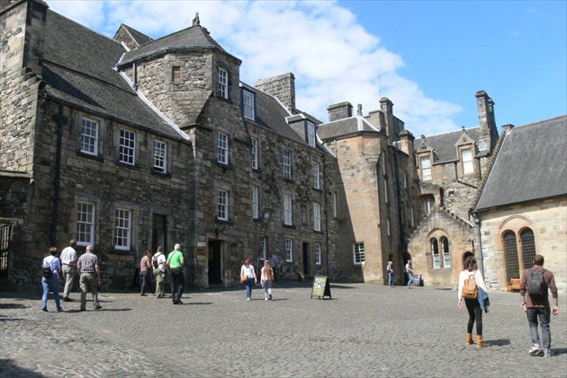 Hrad v Stirlingu - nádvorie