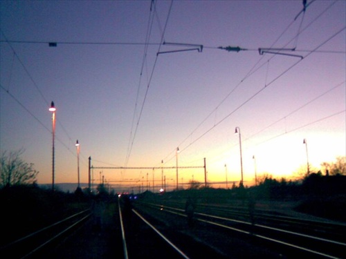 Železnice z rána