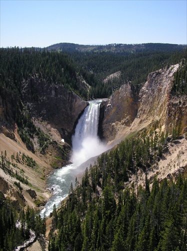 Lower falls, Grand canyon of Yellowstone